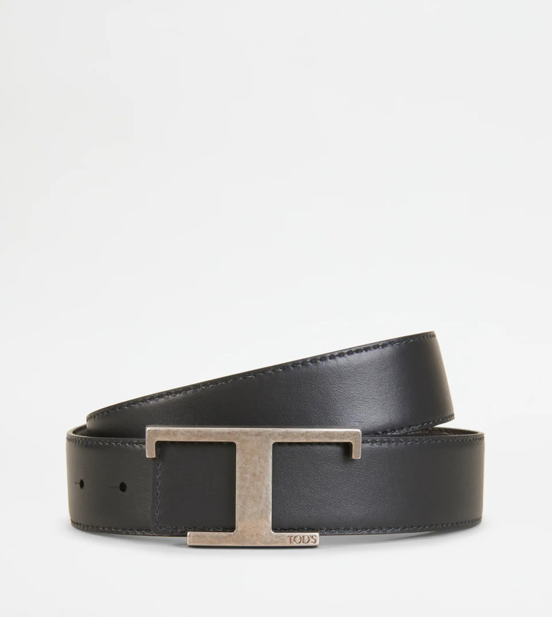 REVERSIBLE LEATHER BELT - BROWN, BLACK 3