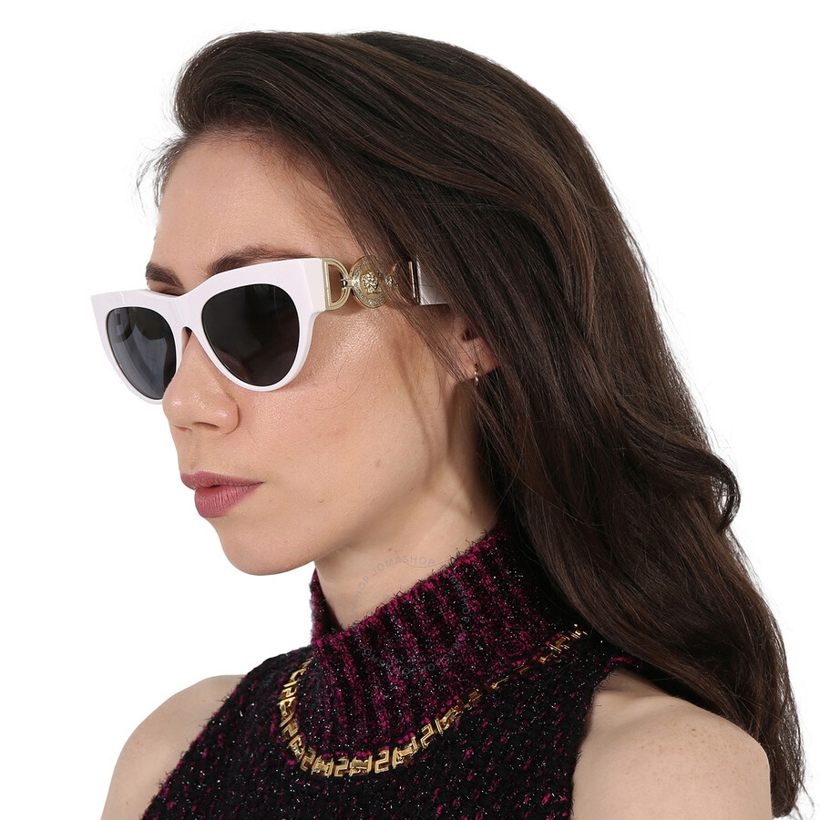 Versace Dark Grey Cat Eye Ladies Sunglasses VE4440U 314/87 56 - 2