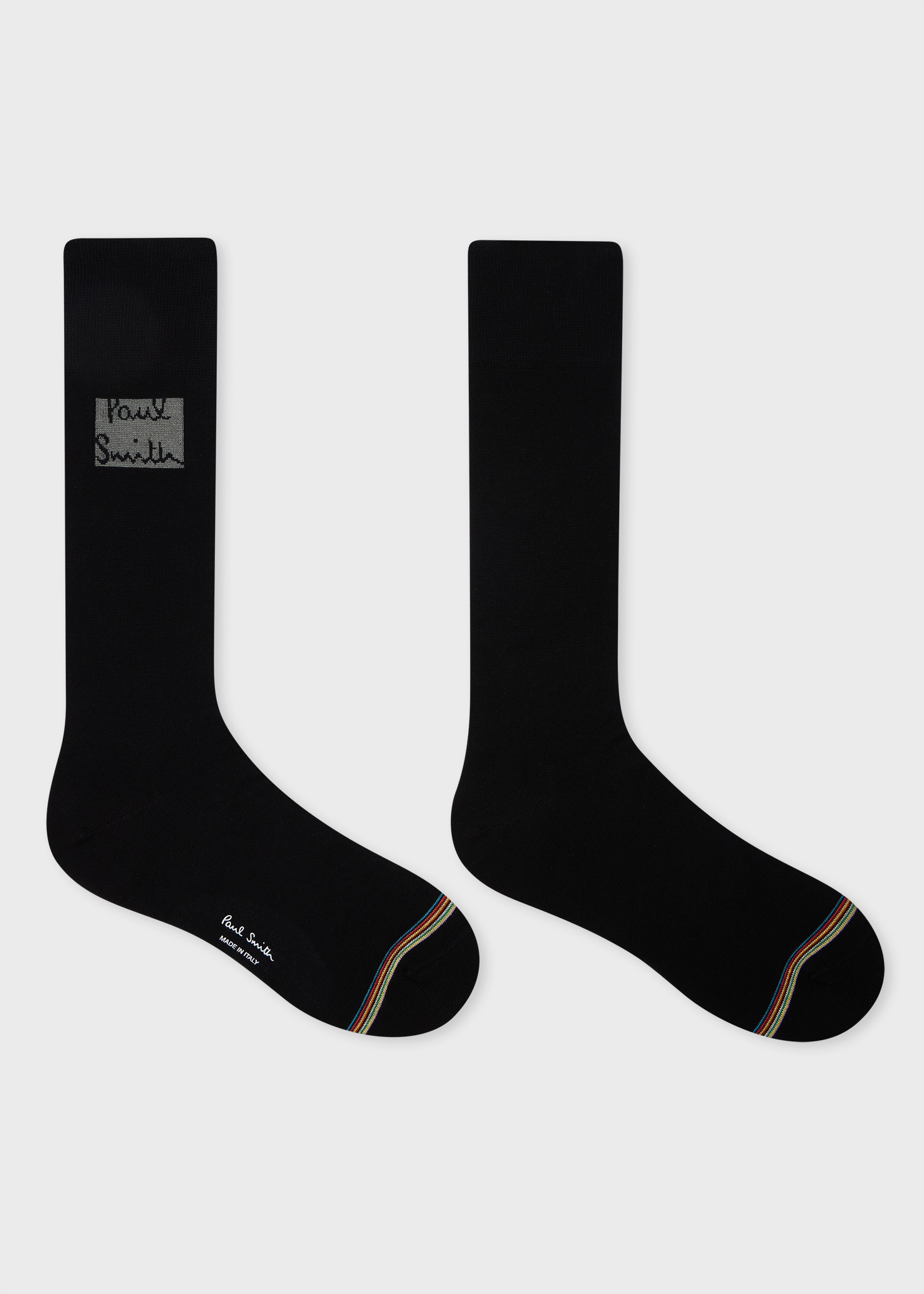 Multicolour Logo 'Signature Stripe' Tipped Socks Three Pack - 2
