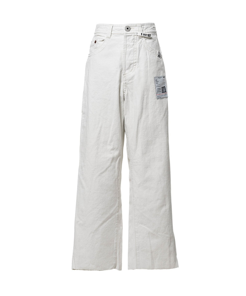 Amateur Sewn Like Wide Denim Pants 19