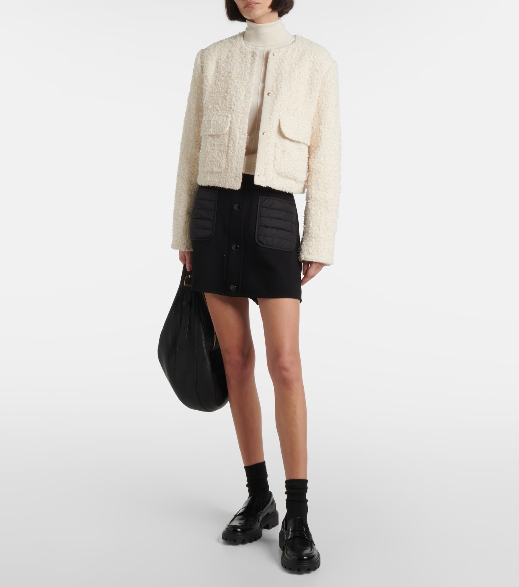 Dauphin tweed down jacket - 2