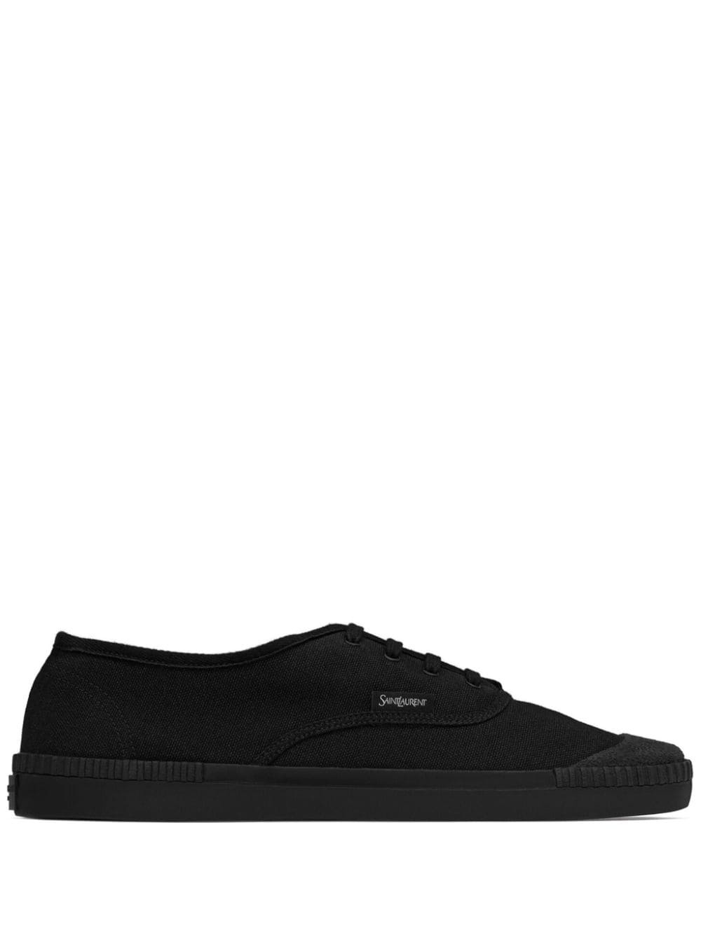 canvas low-top sneakers - 1