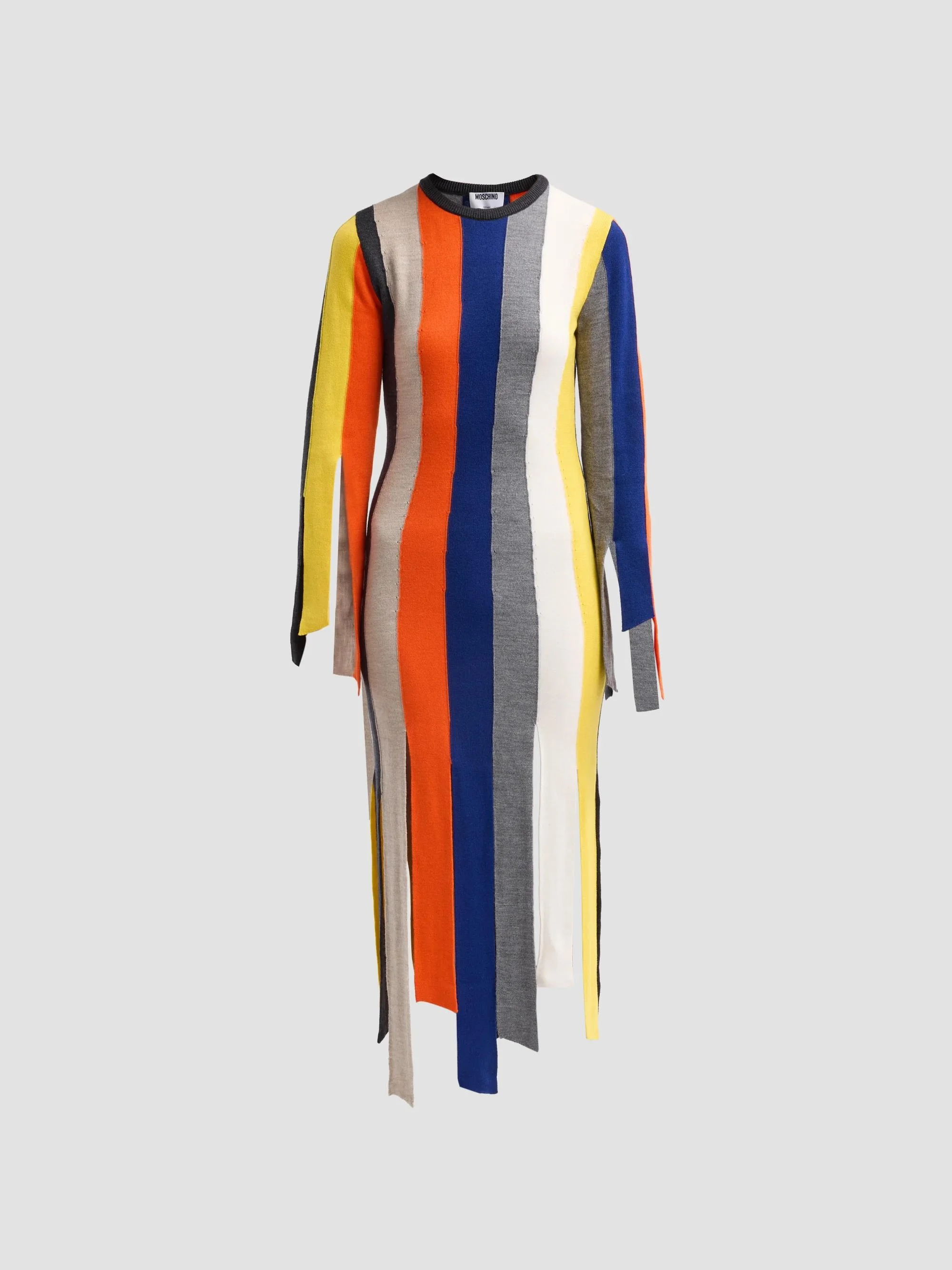 Women's Striped Merino Wool Sweaterdress - Multi - 1