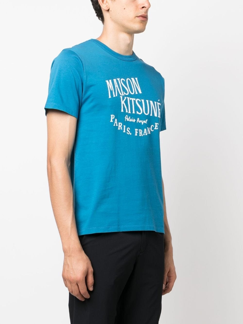 logo-print cotton T-shirt - 3