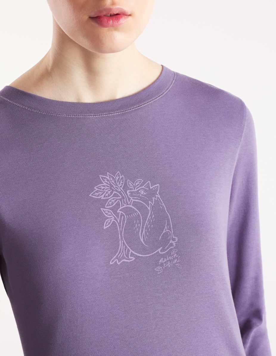 WOODLAND FOX LONG SLEEVES SLIM TEE-SHIRT - 4