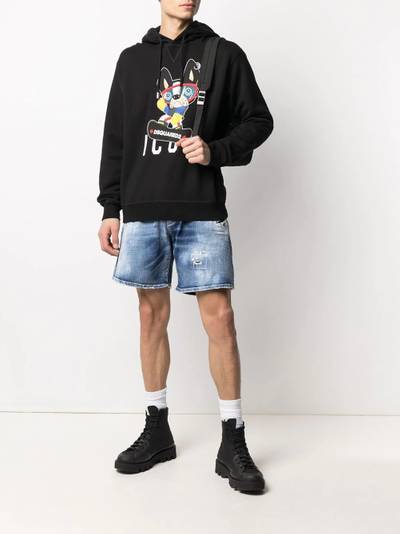 DSQUARED2 graphic logo hoodie outlook