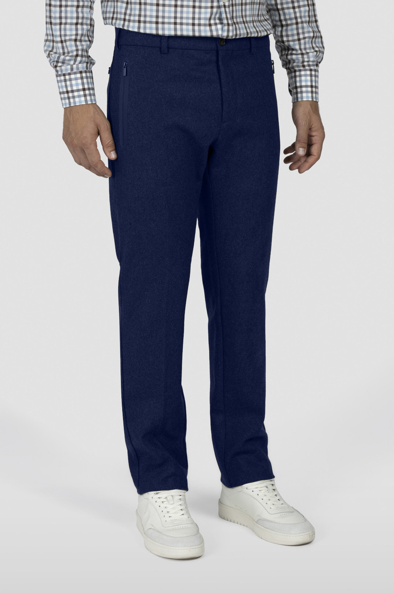 BLENDED WOOL CHINO TROUSERS 6