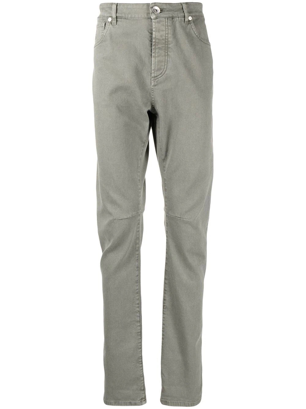 Leisure-fit rolled-hem trousers - 1