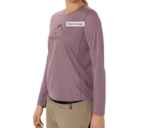 (WMNS) ASICS Fujitral Logo Long Sleeves T-Shirt 'Dusty Mauve' 2012D042-501 - 3