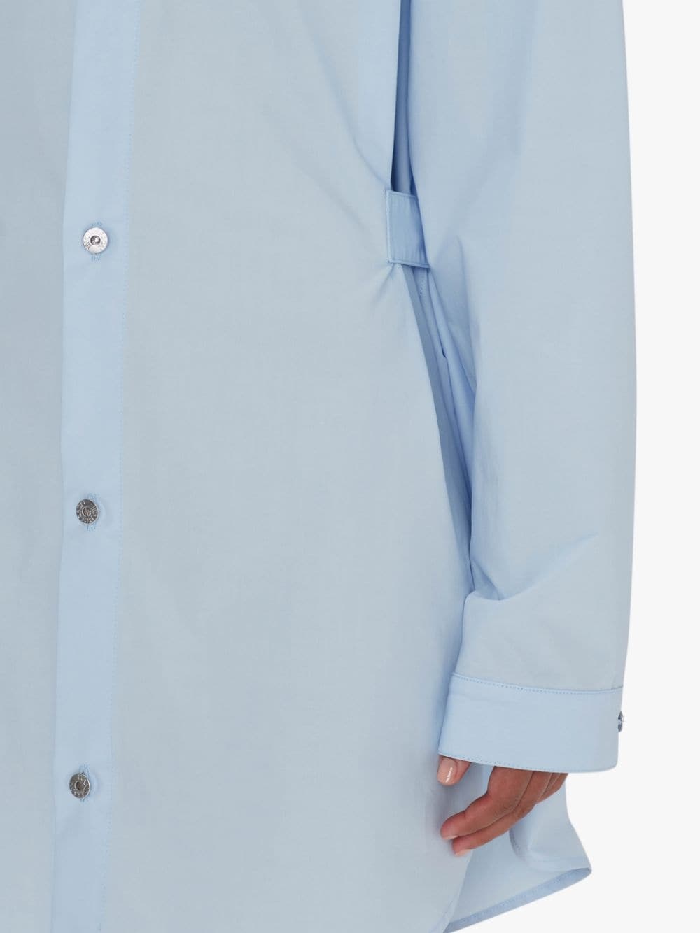 HIGH NECK SHIRT DRESS - 5