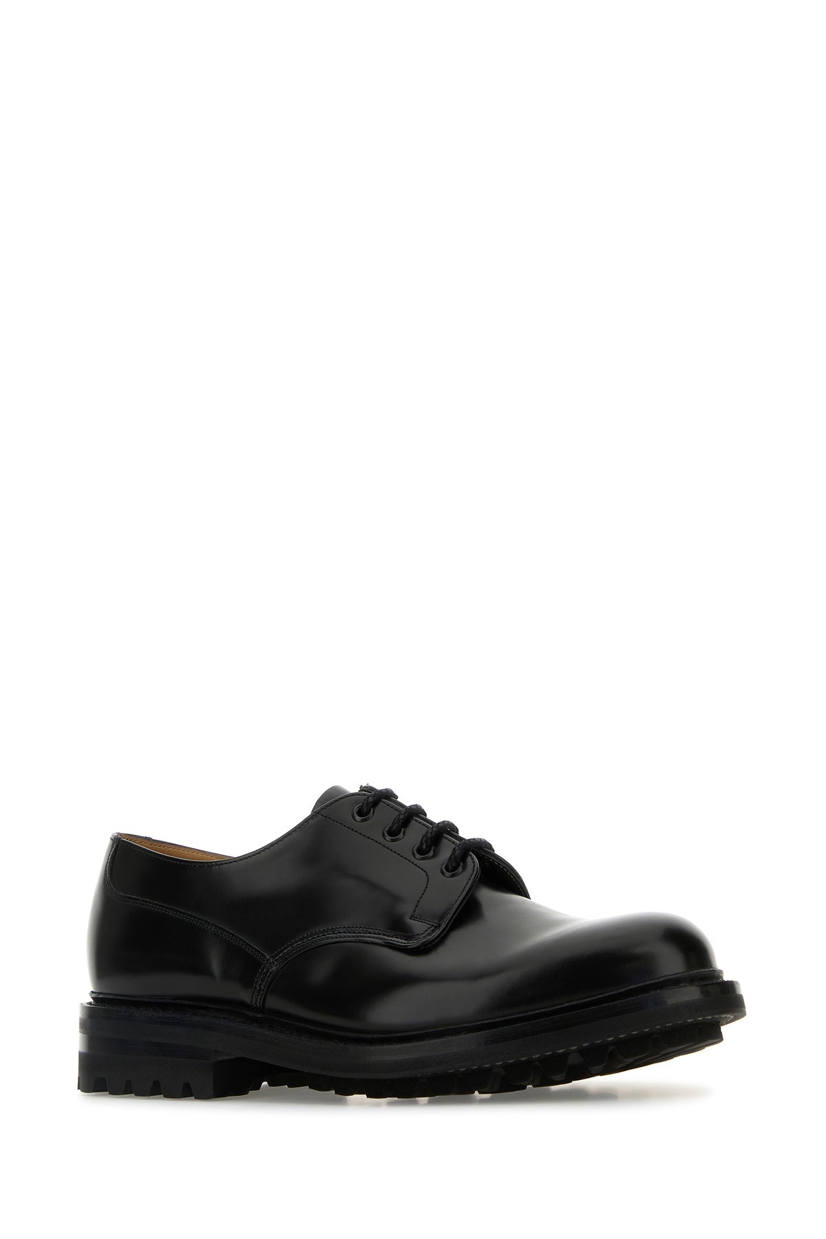 Black leather Mc Neil LW lace-up shoes - 2