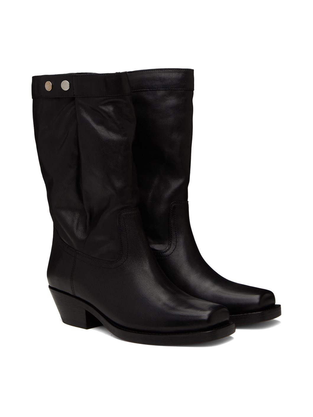 Black Ademe Boots - 4