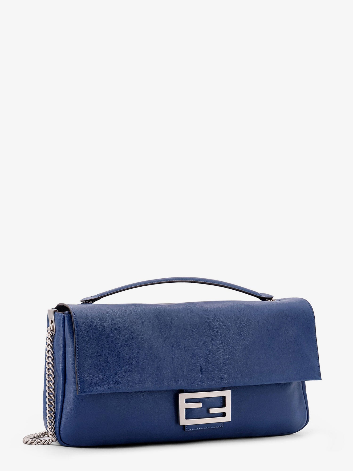 FENDI Fendi Woman Fendi Woman Blue Shoulder Bags luosophy REVERSIBLE