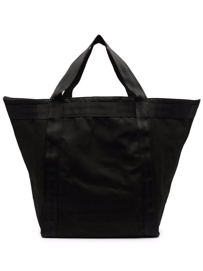 maxi embossed-logo tote bag 1
