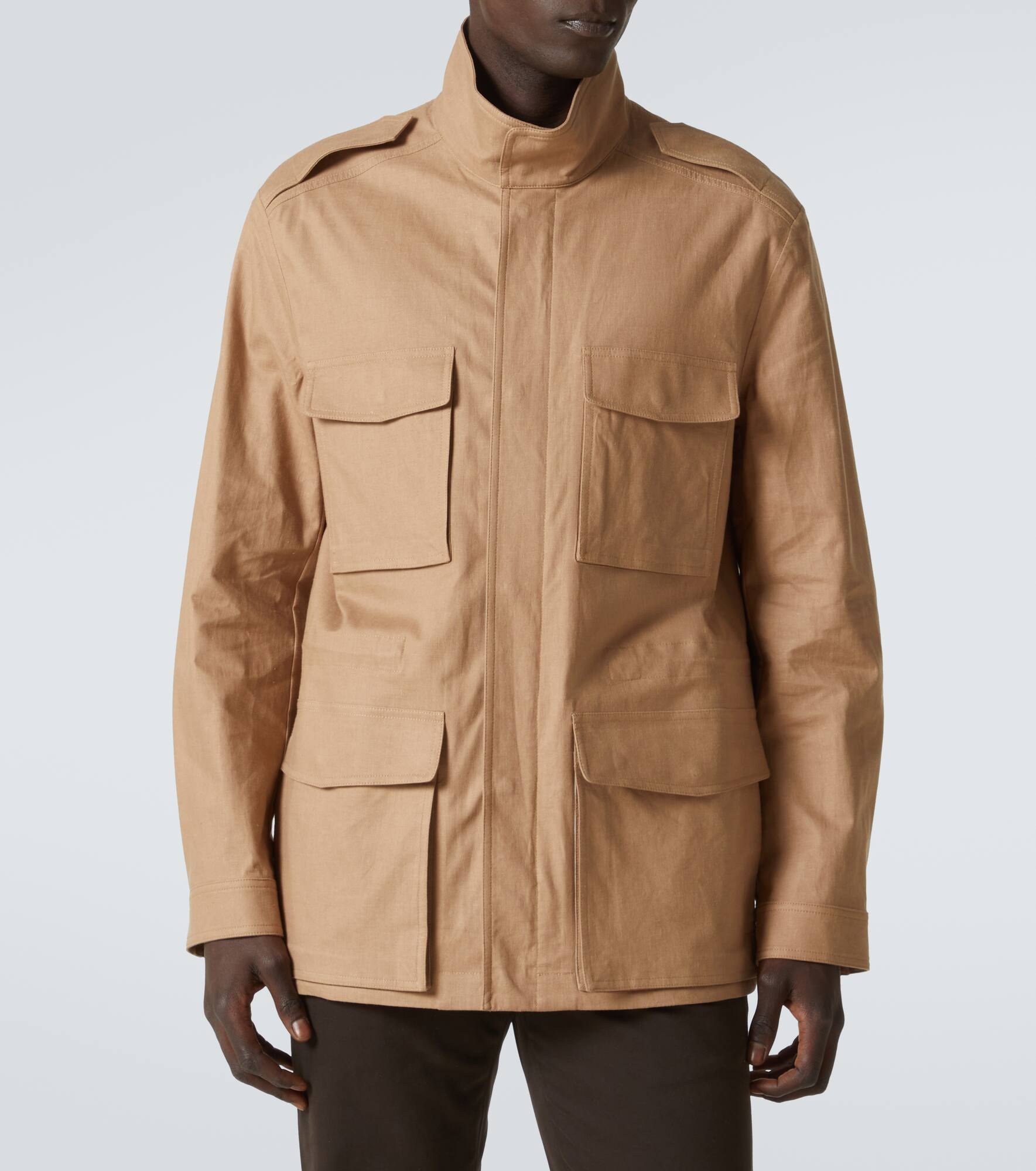 Linen field jacket - 3