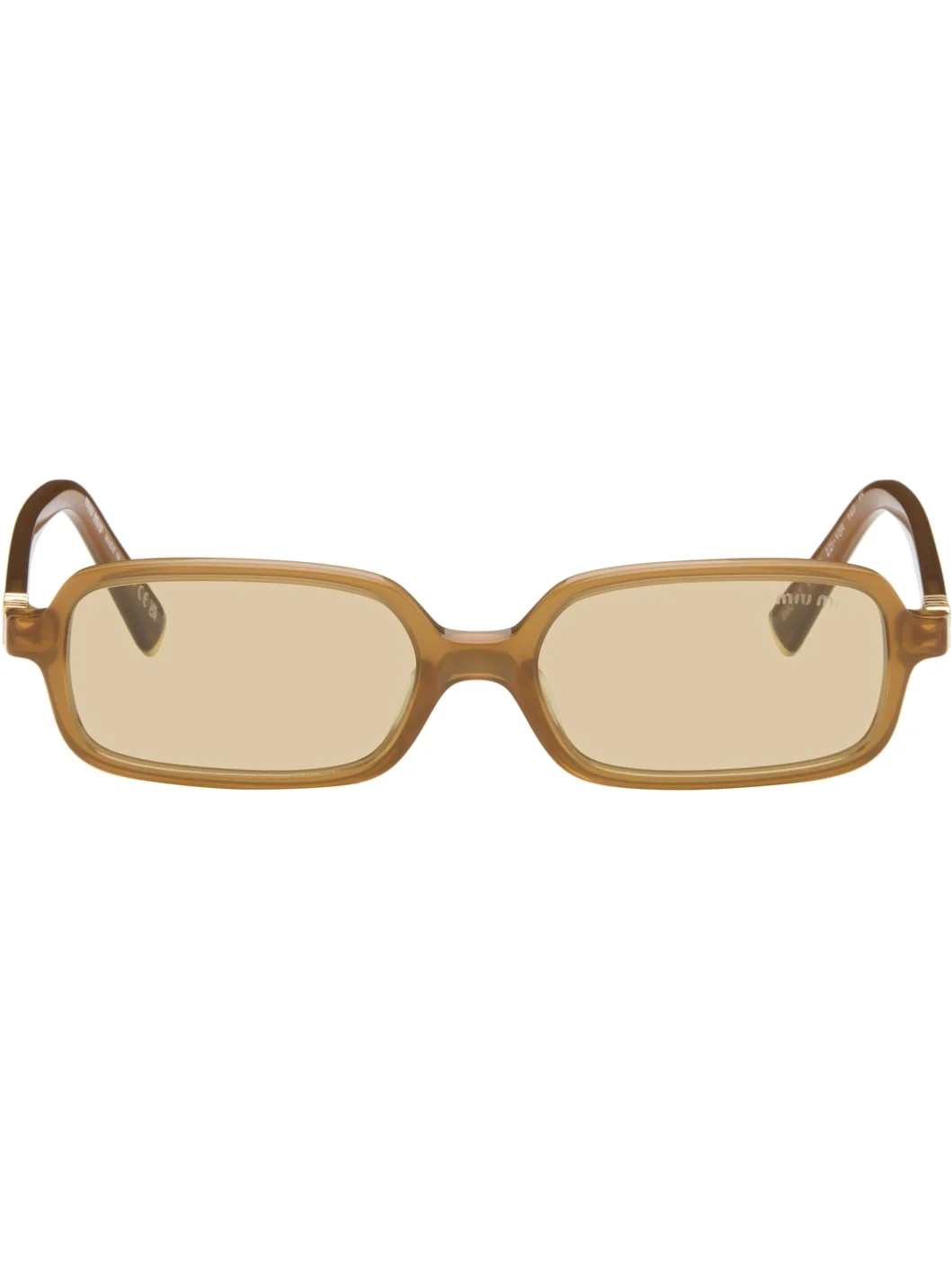 Brown Miu Regard Sunglasses - 1