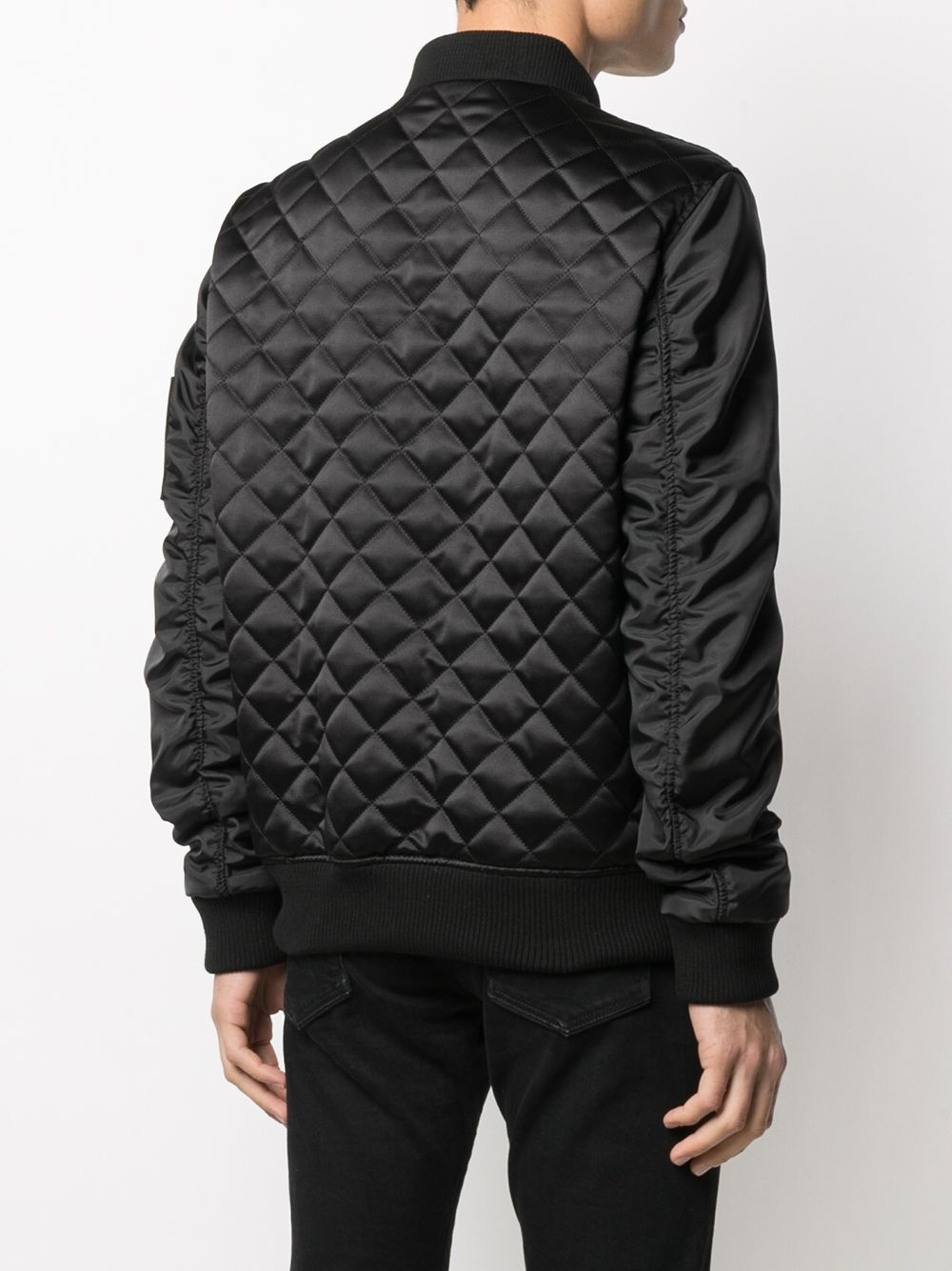 Iconic Plein quilted bomber jacket - 4