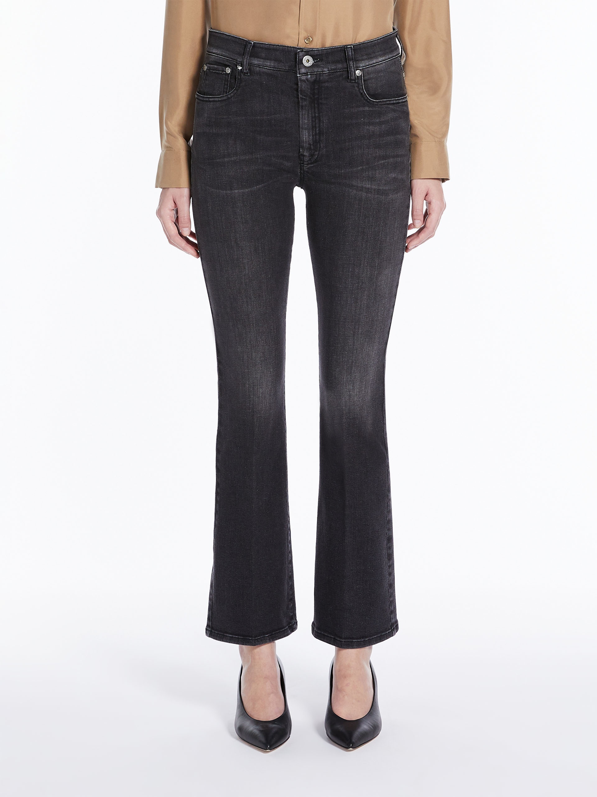 VAIMY Flared cotton denim jeans - 3