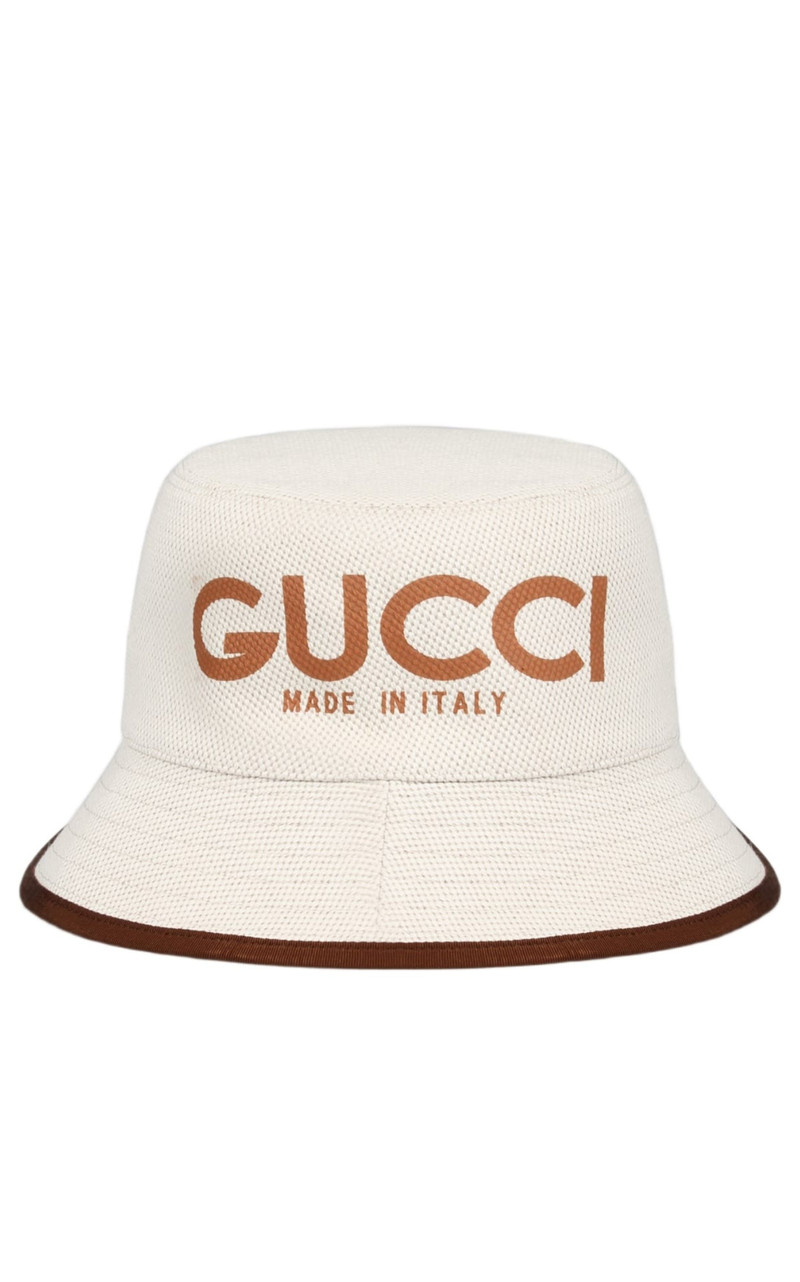 Logo-print Cotton Bucket Hat - 1