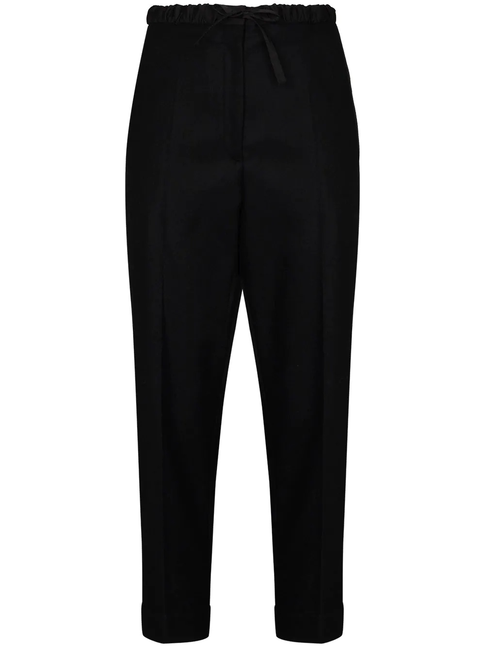 drawstring slim-leg trousers - 1