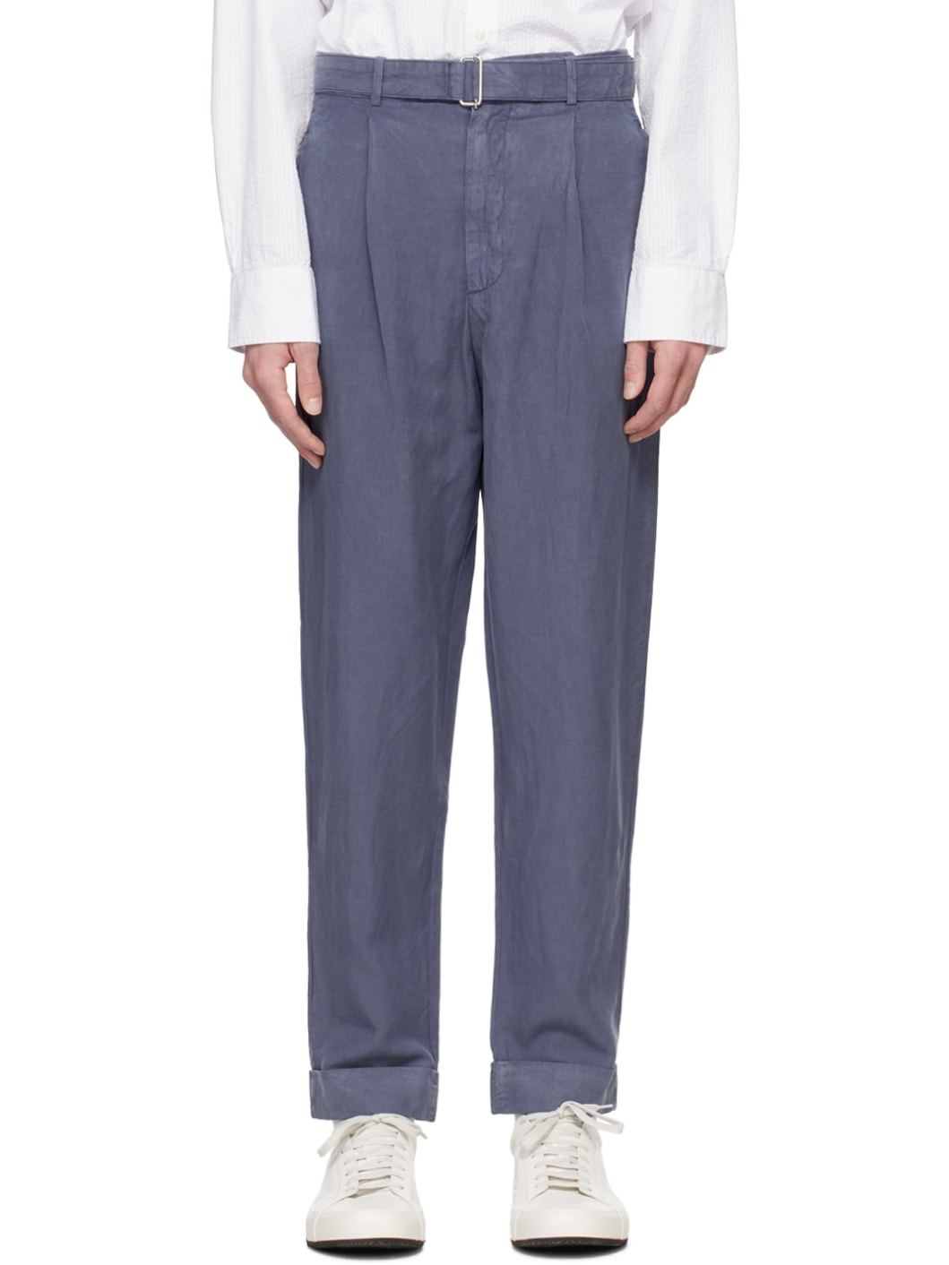 Blue Hugo Trousers - 1