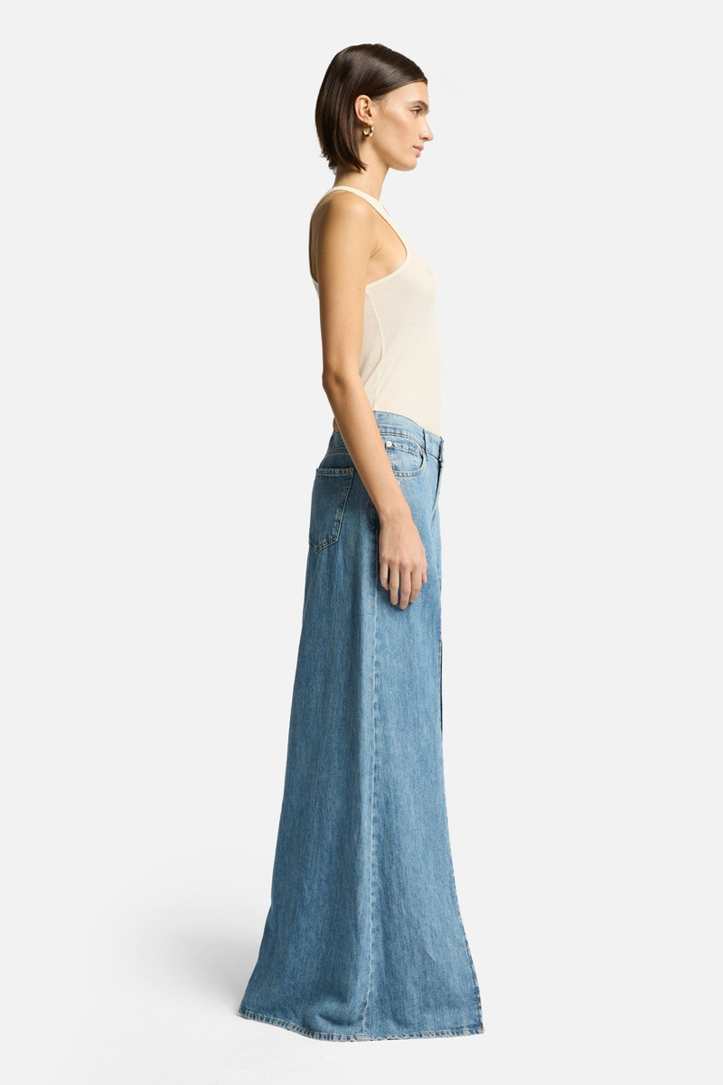 Indigo Linen Willow Palazzo Wide Leg in Arizona 6