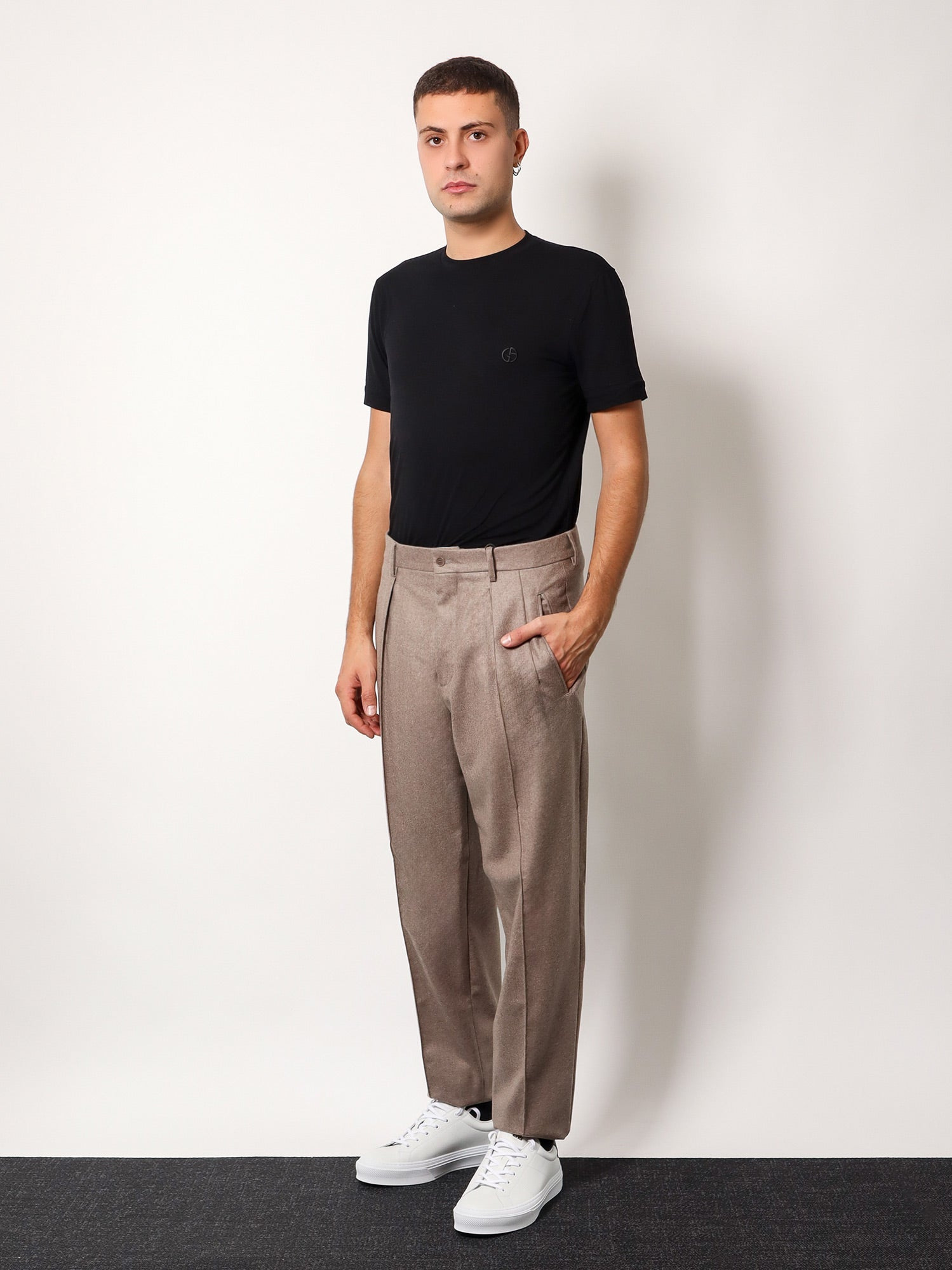 Giorgio Armani Men Viscose T-Shirt - 2