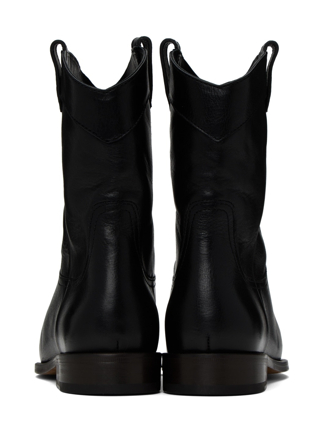Black New Western Chelsea Boots - 2