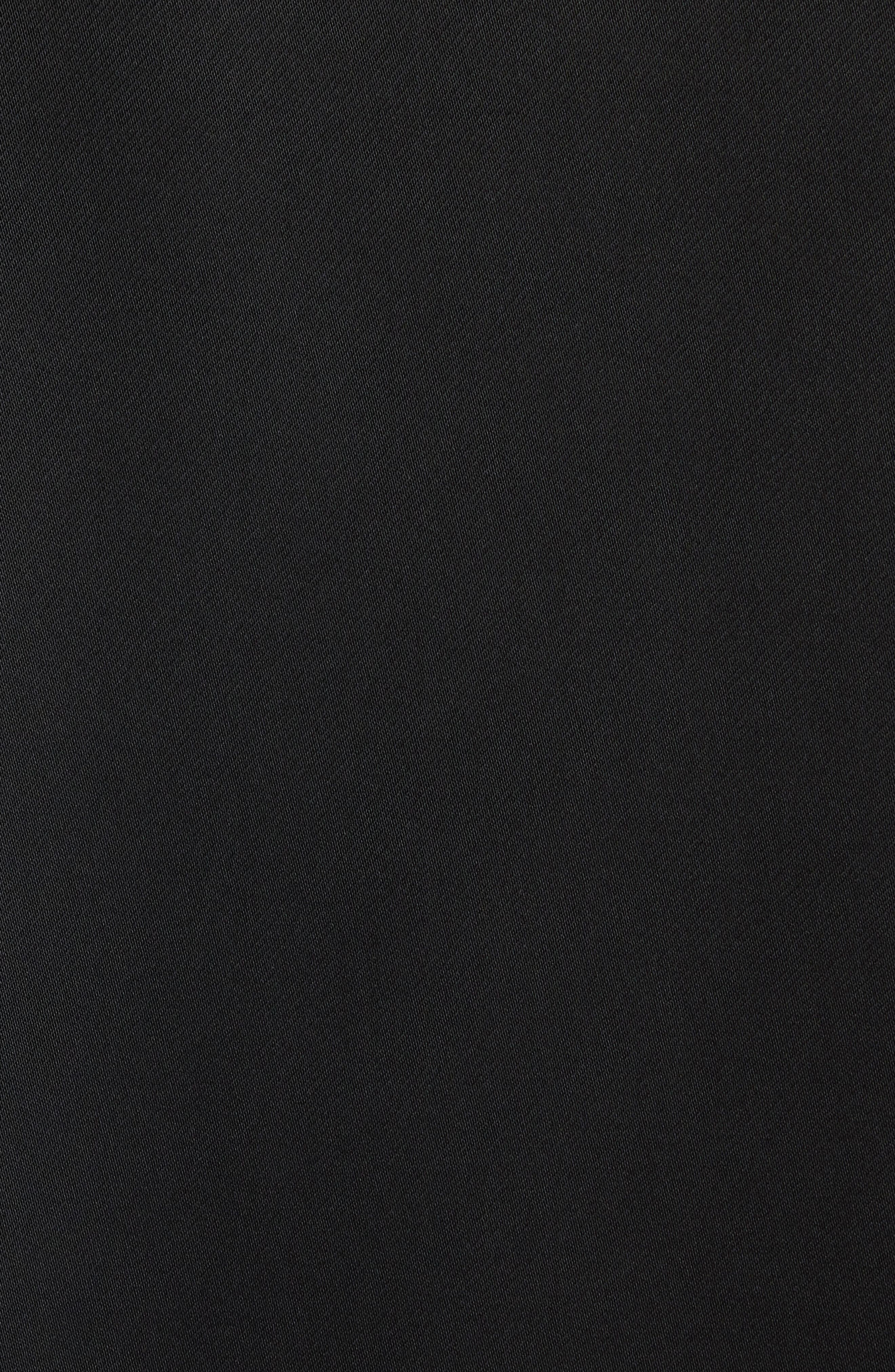 Balenciaga BB Oversize Fluid Twill Button-Up Shirt in 1000 Black at Nordstrom - 6
