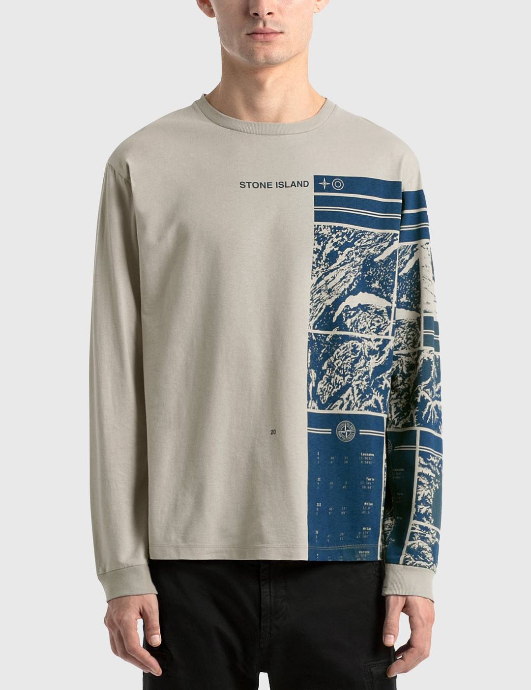 Mural Graphic Long Sleeve T-Shirt - 1