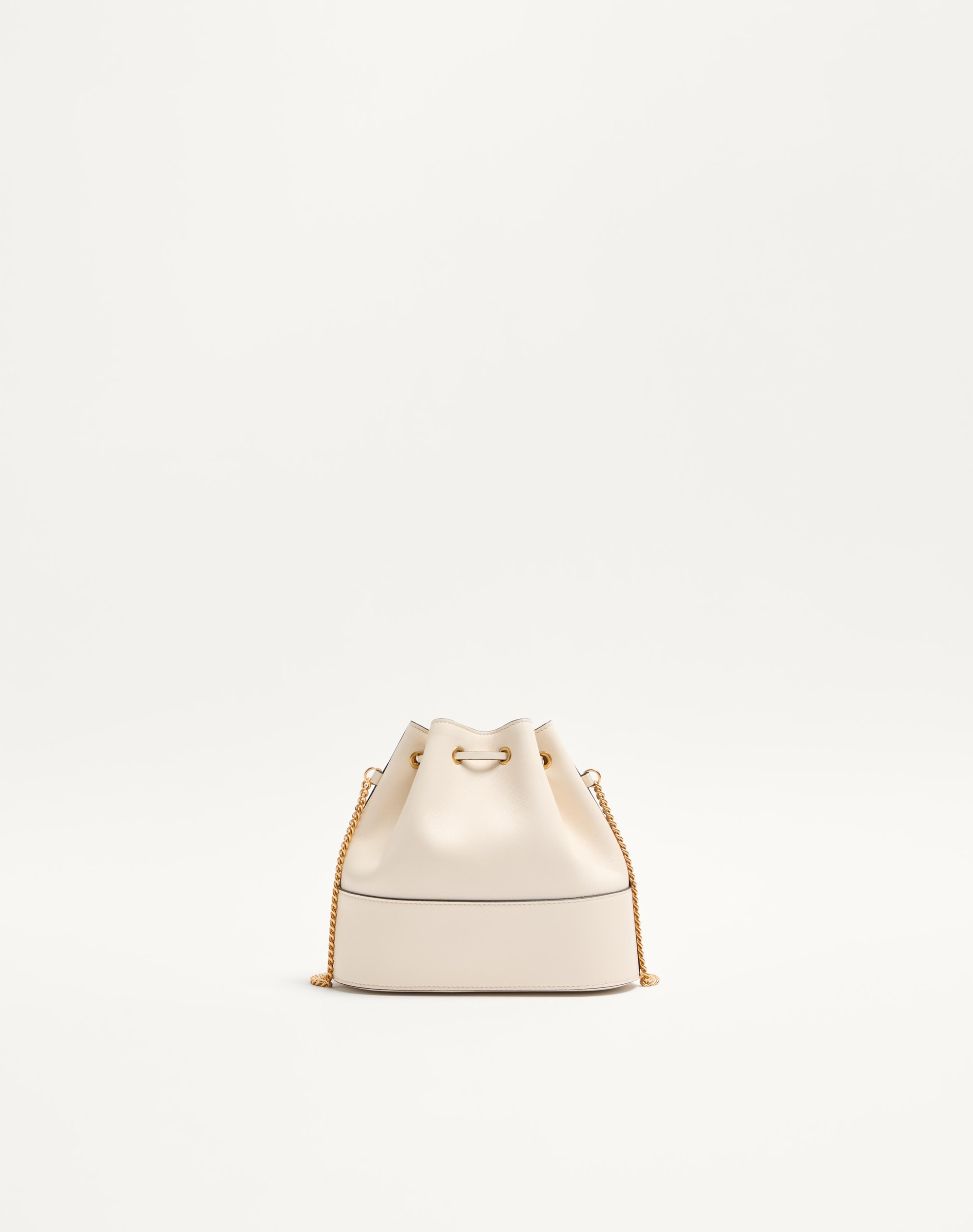 MINI BUCKET BAG IN NAPPA WITH VLOGO SIGNATURE CHAIN - 4