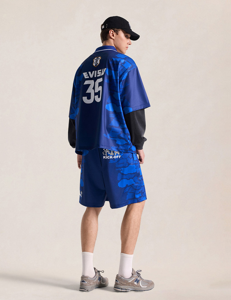 Ishigaki Camo Print Football Jersey 16