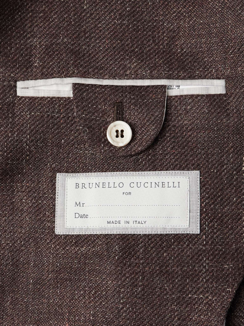 Linen, Wool and Silk-Blend Blazer 5