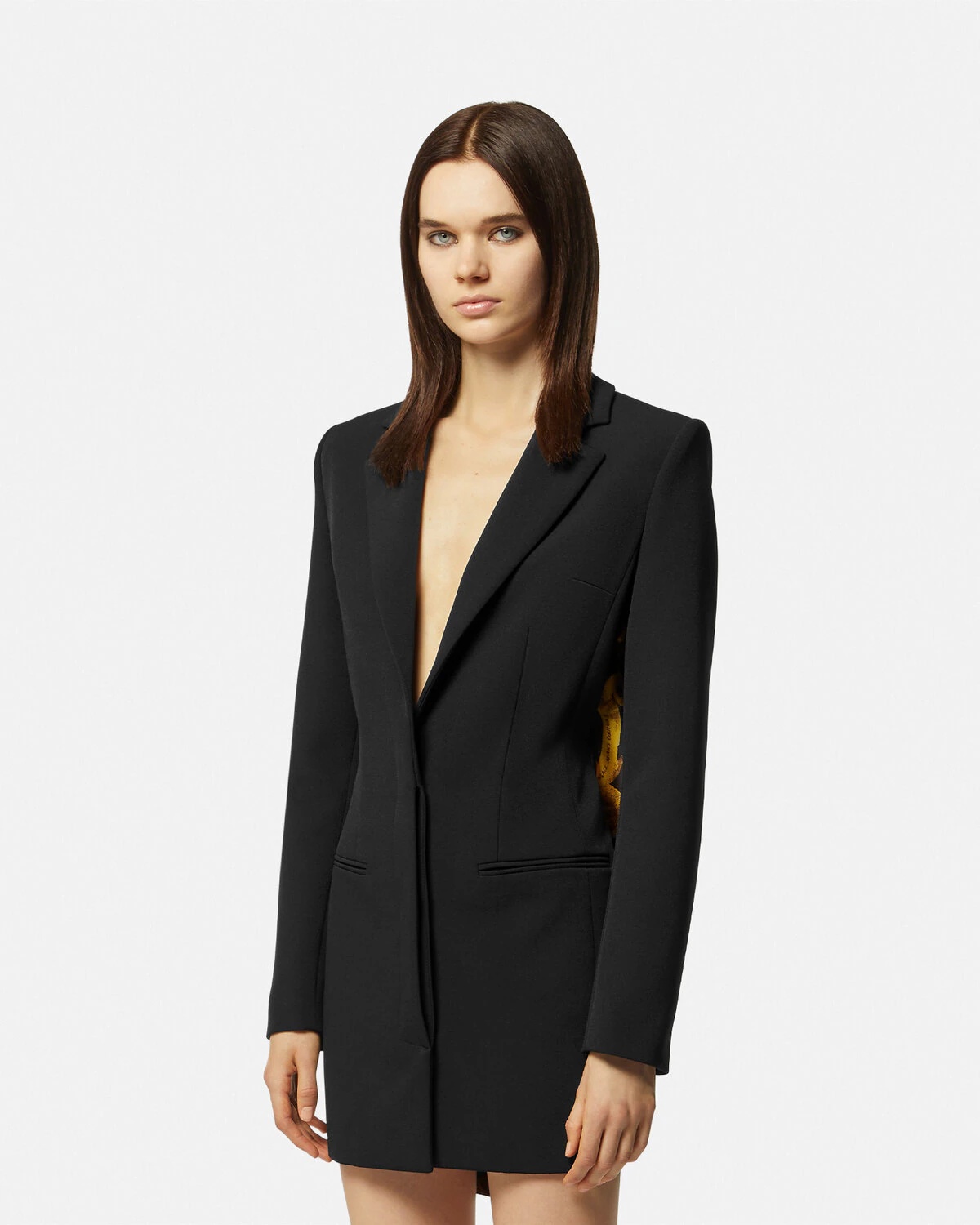 Draped Watercolor Couture Blazer - 4