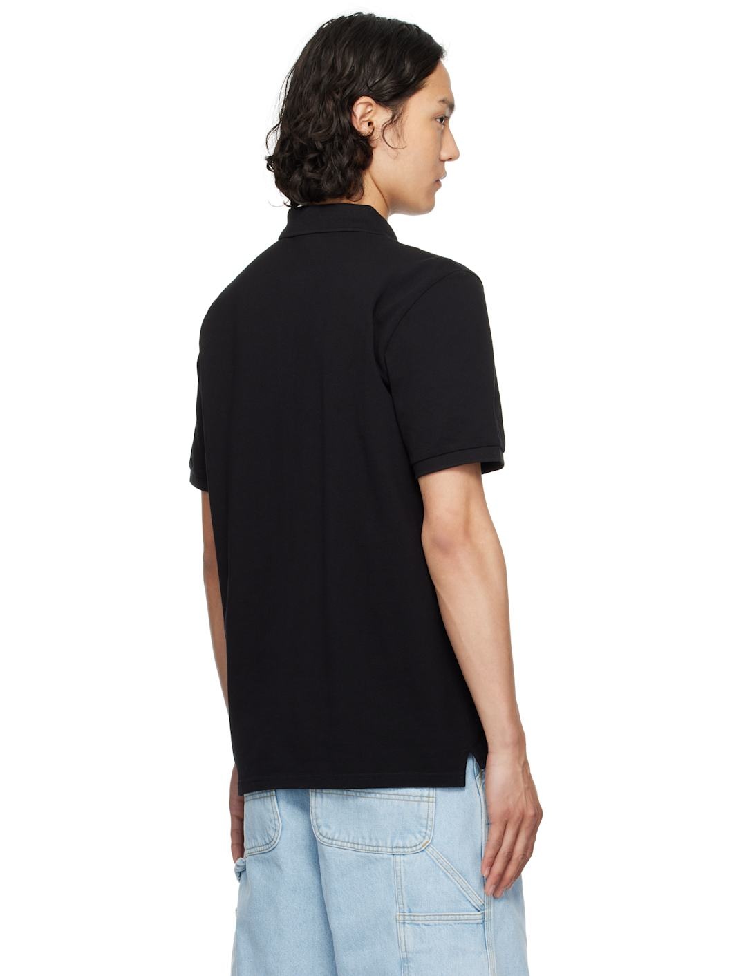 Black Chase Pique Polo - 3