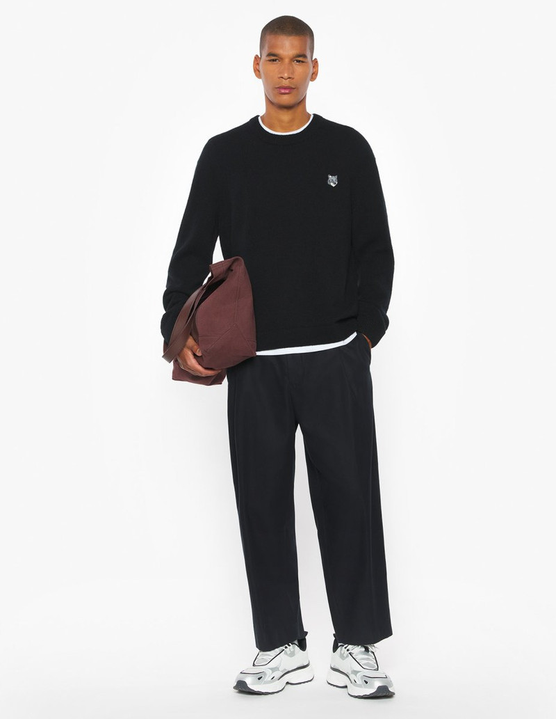 Maison Kitsuné FOX HEAD LAMBSWOOL COMFORT JUMPER outlook