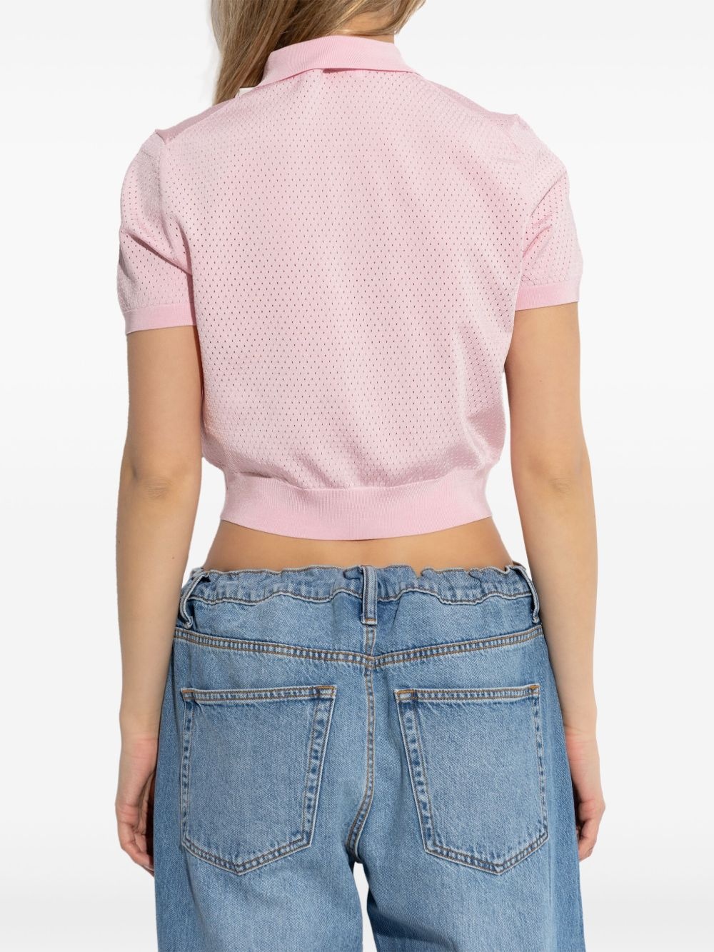 logo-print polo shirt - 4