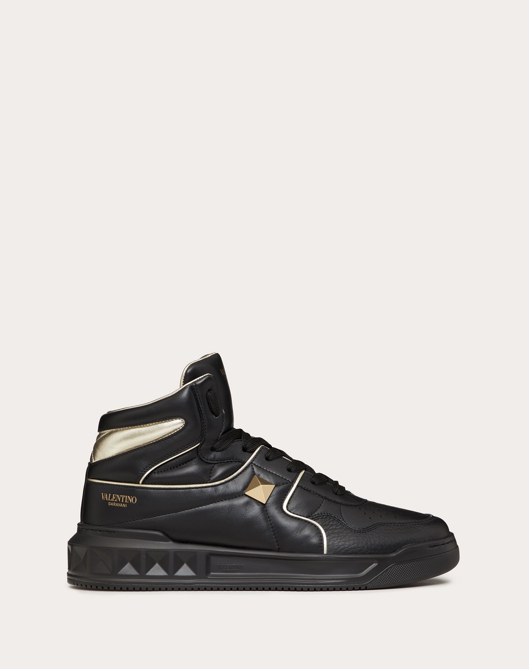 ONE STUD Mid-Top Sneaker in Nappa Leather - 1