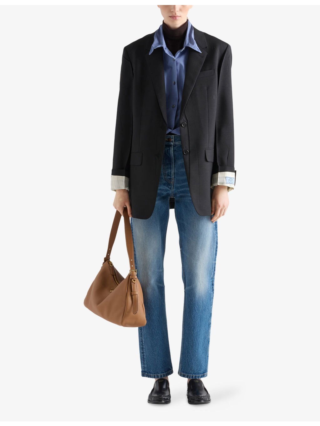 Wash-Effect Straight-Leg Denim Jeans - 2