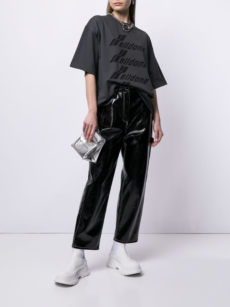 We11done logo-print cotton T-shirt outlook