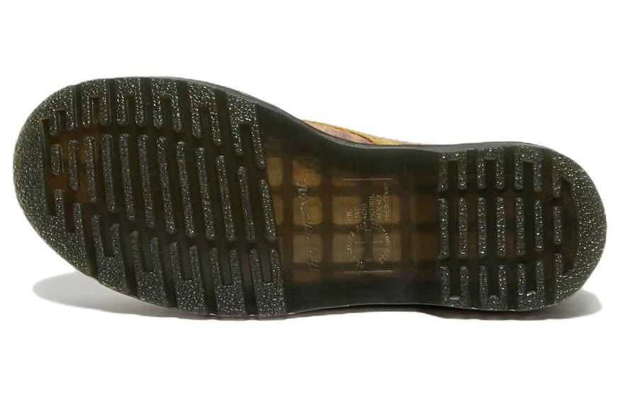 (WMNS) Dr. Martens 1460 Pascal Tie Dye Leather Lace Up Boots 'Burnt Yellow' 27962745 - 6