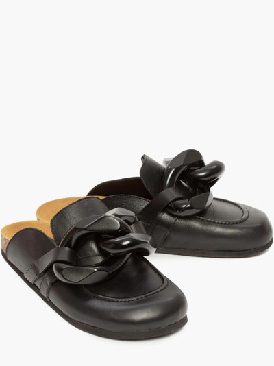 JW Anderson MEN'S CHAIN LOAFER MULES outlook