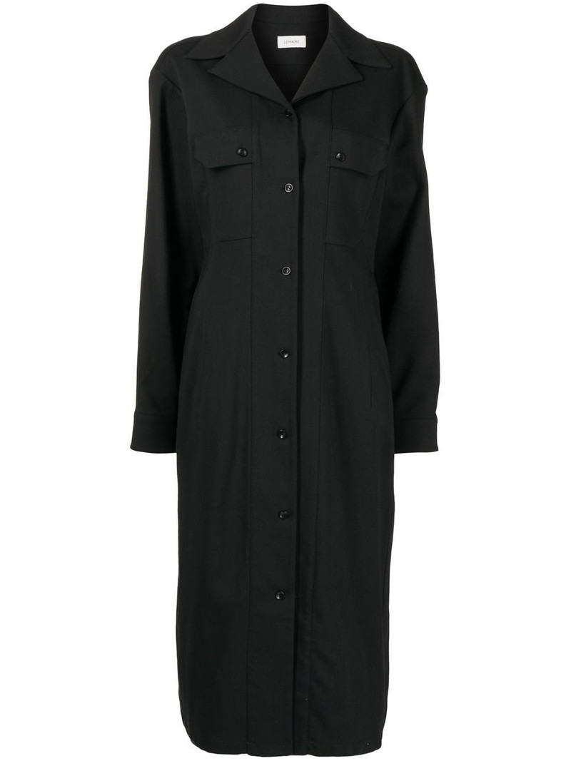 long-sleeve shirt dress 1
