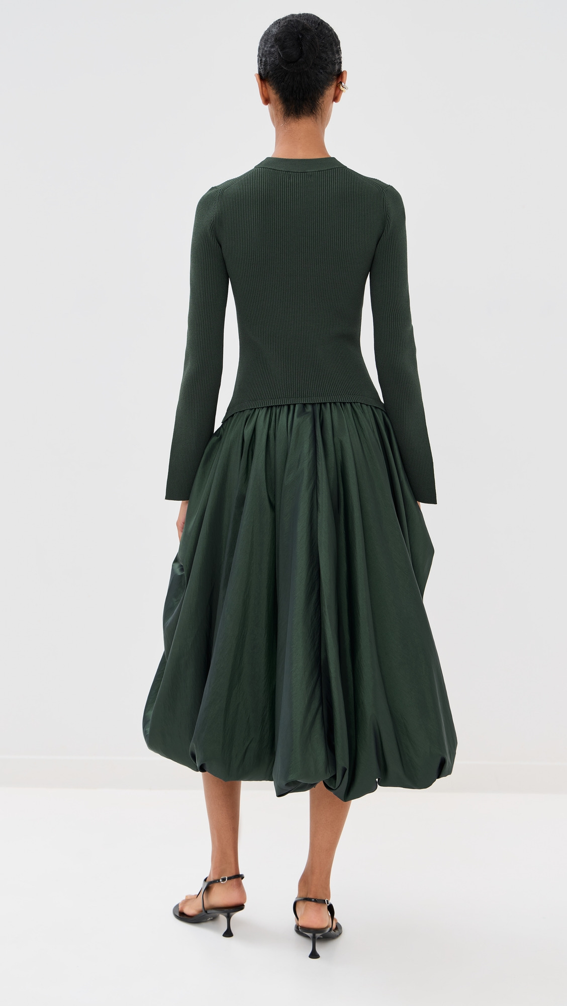 Kenlie Mock Neck Midi Dress - 2
