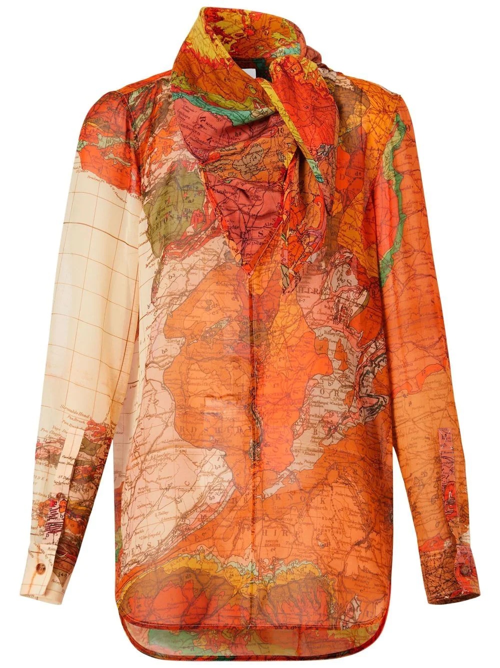 Burberry★素敵！Graphic Printed Long-Sleeve T-Shirt Burberry Graphic-print Long-sleeve T-shirt | ShopSimon