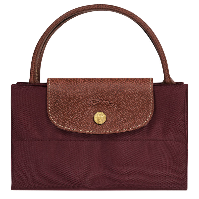 Le Pliage M Tote bag Burgundy - Canvas 7