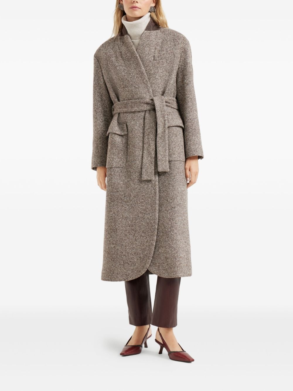 belted coat - 3
