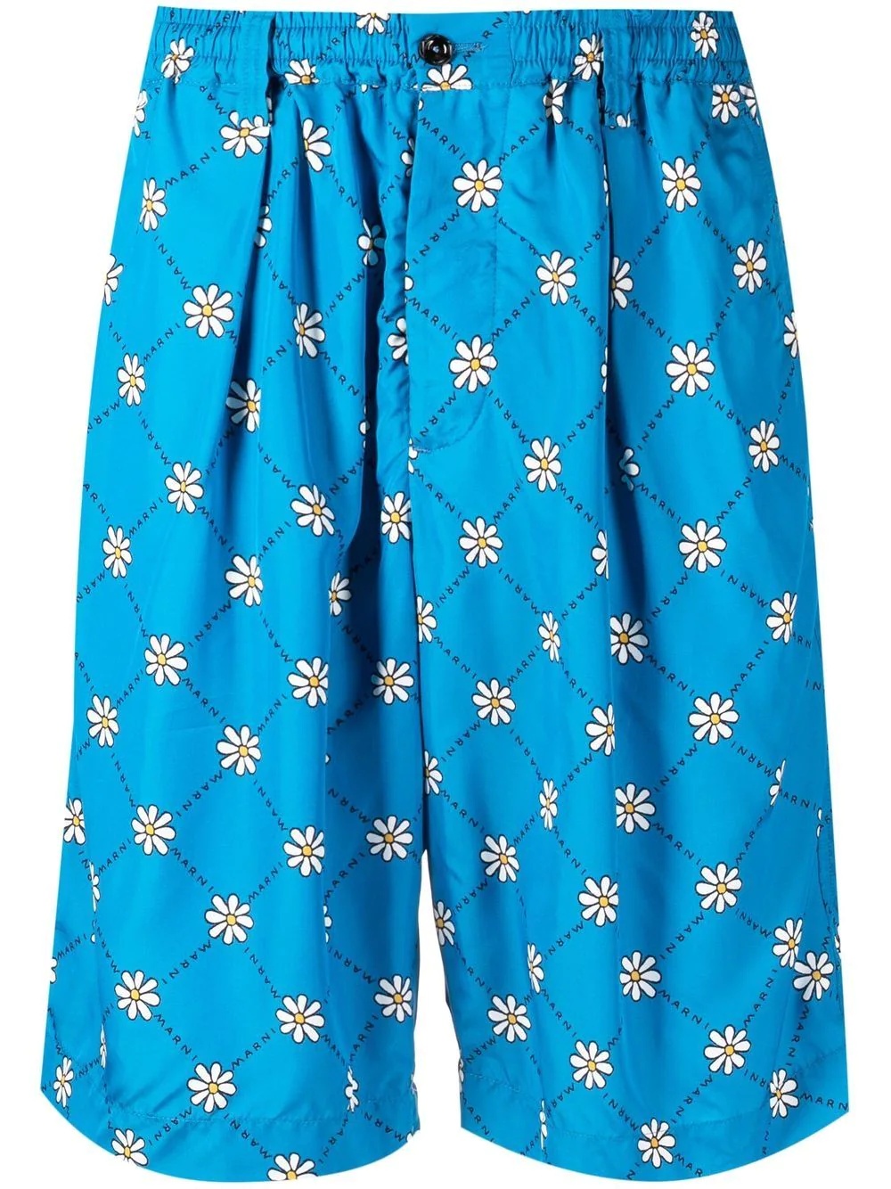 all-over floral-print bermuda shorts - 1