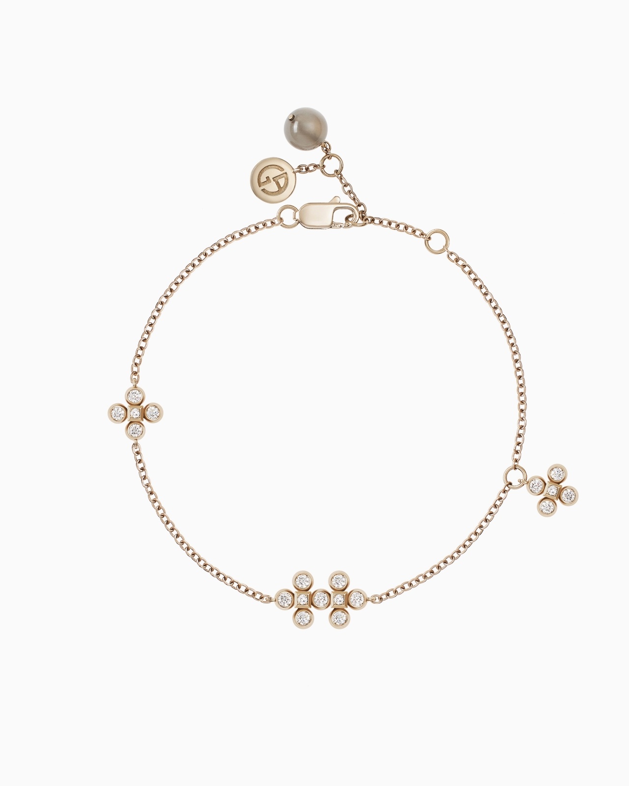 18K GOLD AND DIAMOND GIOIA BRACELET - 1