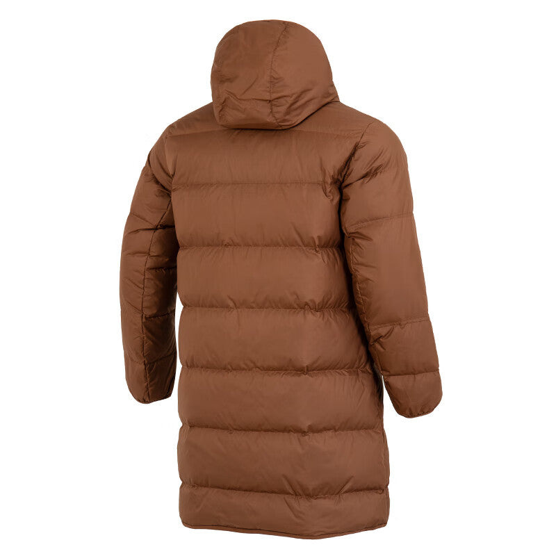 Nike hooded puffer long coat 'Brown' DV1134-259 - 2